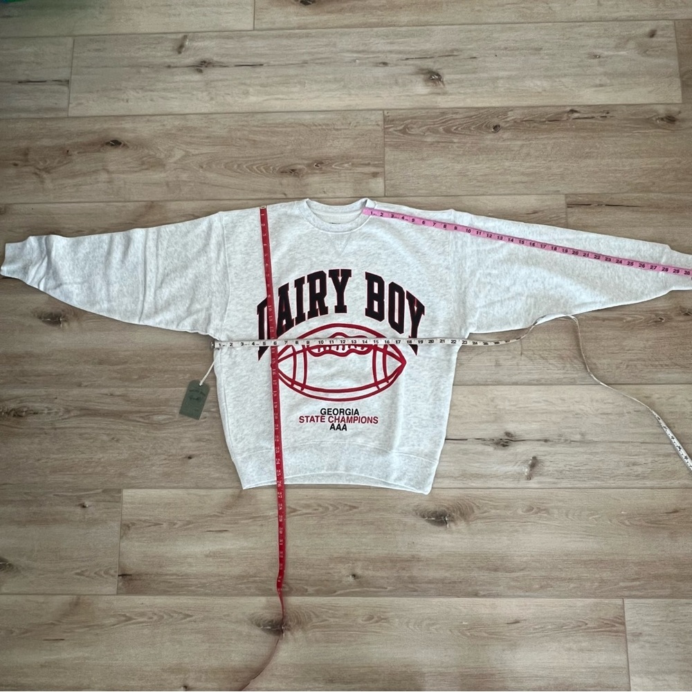 NWT Limited Edition Dairy Boy X Georgia Study Break State Champs Crewneck - Picture 10 of 11